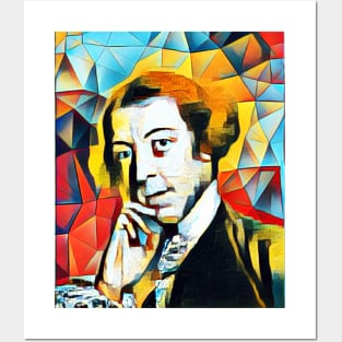 Horace Walpole Abstract Portrait | Horace Walpole Artwork 2 Posters and Art